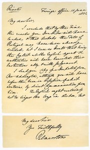 Carta de Henry John Temple a RB Hoppner, 18 de junio de 1832