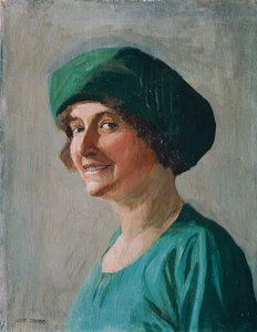 Auto retrato de Lore Scheid