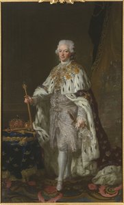 Retrato del Rey Gustavo III de Suecia de Lorens the Younger Pasch