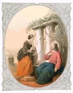 Cristo y la mujer de Samaria de Lorenz Clasen