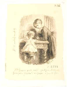 Escribiendo una carta de Lorenz Frølich