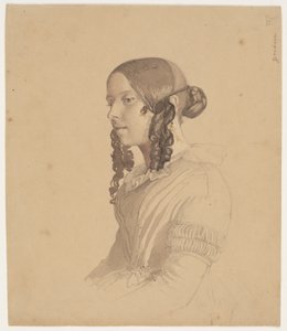 Retrato de dama (Helene v. Germadt) de Lorenz Frølich