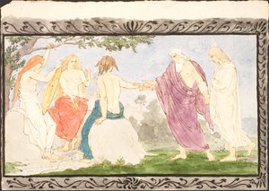 Escenas y bocetos mitológicos de Lorenz Frølich