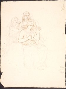 Nana, Balder y Frigga de Lorenz Frølich