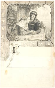 Joven pareja enamorada de Lorenz Frølich