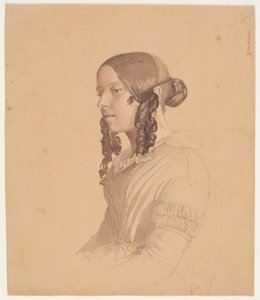 Retrato de dama (Helene v. Germadt) de Lorenz Frølich