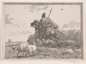 Ilustración para el poema de Adam Oehlenschläger «Las dos torres de iglesia» de Lorenz Frølich