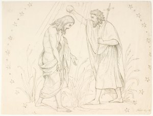 El bautismo de Cristo de Lorenz Frølich