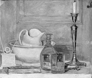 Bodegón en blanco y gris de Lorenz Frølich
