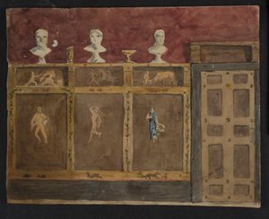 Decoraciones murales para Valhøj 1838/1839 de Lorenz Frølich