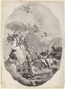 El Triunfo de Marte de Lorenzo Baldissera Tiepolo after Giovanni Battista Tiepolo