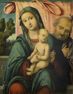 La Sagrada Familia de Lorenzo Costa (attributed to)