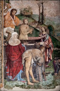 Vida de Santa Cecilia: Martirio de Santa Cecilia, (detalle)