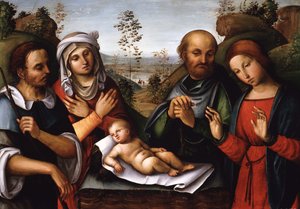La Adoración del Niño Jesús