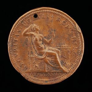 Securitas cerca de un altar [reverso], finales del siglo XVI-principios del siglo XVII de Lorenzo Fragni