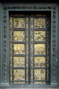 Puerta del Paraíso, realizada por Lorenzo Ghiberti (1378-1443) de Lorenzo Ghiberti