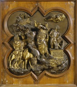 El sacrificio de Isaac (después de la restauración) de Lorenzo Ghiberti