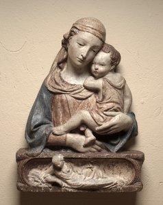 Madonna y el Niño, c. 1450 de Lorenzo Ghiberti