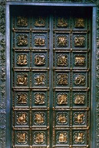 Las puertas norte del Baptisterio de San Giovanni, 1403-1424 de Lorenzo Ghiberti