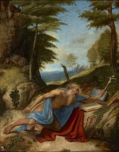 San Jerónimo penitente. Alrededor de 1513 de Lorenzo Lotto