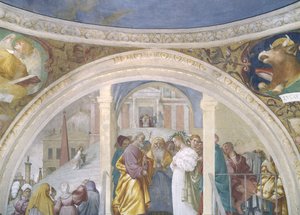 Matrimonio de la Virgen de Lorenzo Lotto