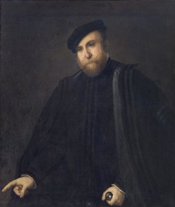 Retrato de caballero de Lorenzo Lotto