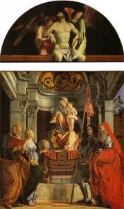 Retablo de Santa Cristina al Tiverone de Lorenzo Lotto