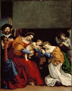 El matrimonio místico de Santa Catalina
