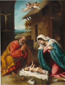 La Natividad de Lorenzo Lotto