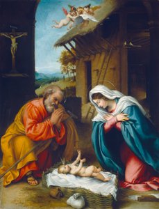 La Natividad de Lorenzo Lotto