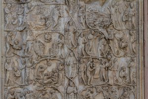 Árbol de Jesé y profecías mesiánicas, (detalle) de Lorenzo Maitani