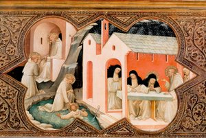 Retablo de la Coronación de la Virgen de Lorenzo Monaco