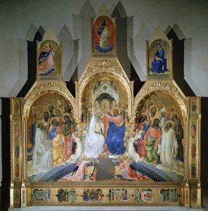 La coronación de la Virgen de Lorenzo Monaco