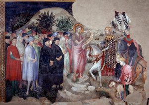 San Juan Bautista predicando de Lorenzo Salimbeni