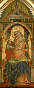 Madonna y niño, 1372 de Lorenzo Veneziano