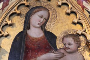 Madonna y el Niño, siglo XV de Lorenzo di Niccolò