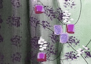 Composición abstracta moderna de Lori Ann Folz