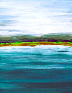El vibrante horizonte del lago