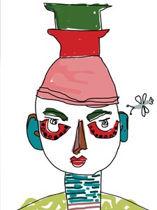 Un retrato, 2022 (photoshop)
