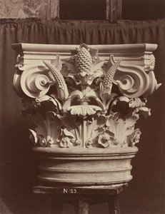 Escultura ornamental de la Ópera de París (fragmento de columna),1865/1874 (foto)