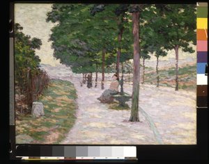 Paisaje (óleo sobre lienzo) de Louis Abel Truchet