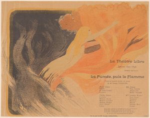 Le Théâtre Libre: La Fumée, puis la Flamme, 24 de octubre de 1895 de Louis Abel Truchet