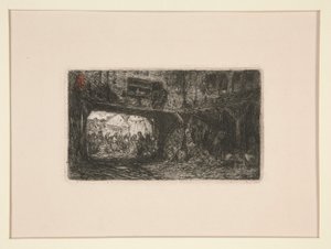 Patio con Pasaje de Louis Adolphe Hervier