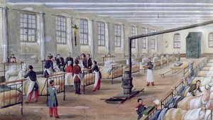 Hospital Militar de Val-de-Grace en París, 1854 de Louis Amable Crapelet