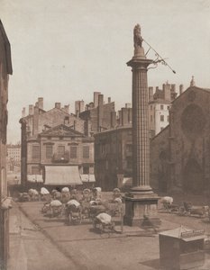 Lugar sin título, Place des Cordeliers, c. 1852-1853 de Louis Antoine Froissart