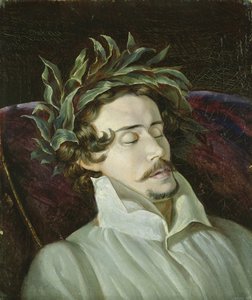El pintor Erwin Speckler en su lecho de muerte de Louis Asher