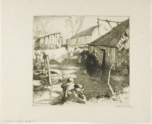 Barrio de Pescadores de Louis Auguste Lepère