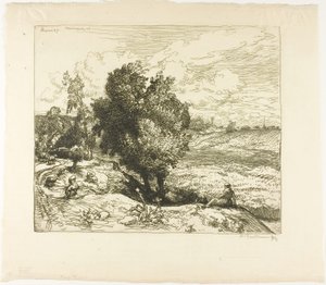 Julio en Picardía de Louis Auguste Lepère
