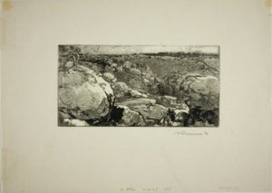El circo de Long-Rocher de Louis Auguste Lepère