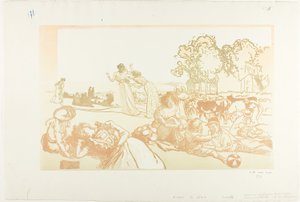Bucólico moderno de Louis Auguste Lepère